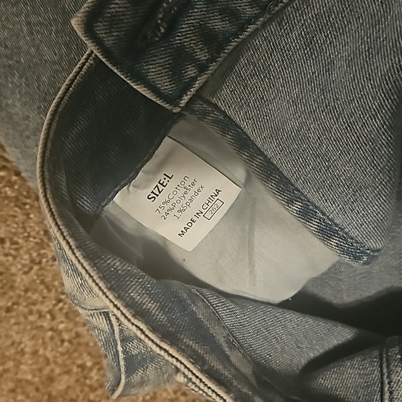 Womens Light Wash Denim Skirt Size Large - Picture 4 of 4